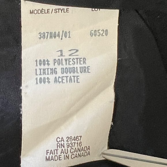 Marisa Minicucci Womens Faux Wrap Pencil Skirt Black Knee Length size 12 - Picture 7 of 8